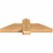 Ekena Millwork Eugene Smooth Timber Gable Bracket, Western Red Cedar, 36"W x 10"H x 3 1/2"D x 5 1/2"F, 7/12 Pitch GBW036X10X0406EUG00SWR - alternate 2